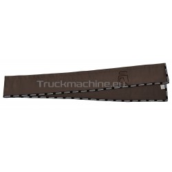 Vrchní záclonka nad přední okno s logem TruckMachine.cz - černá
