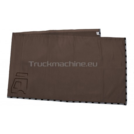 Závěs nad postel s logem TruckMachine.cz - černý